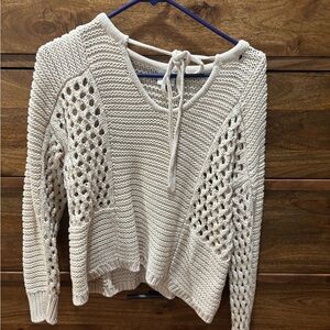 Women's Cream Knit Sweater